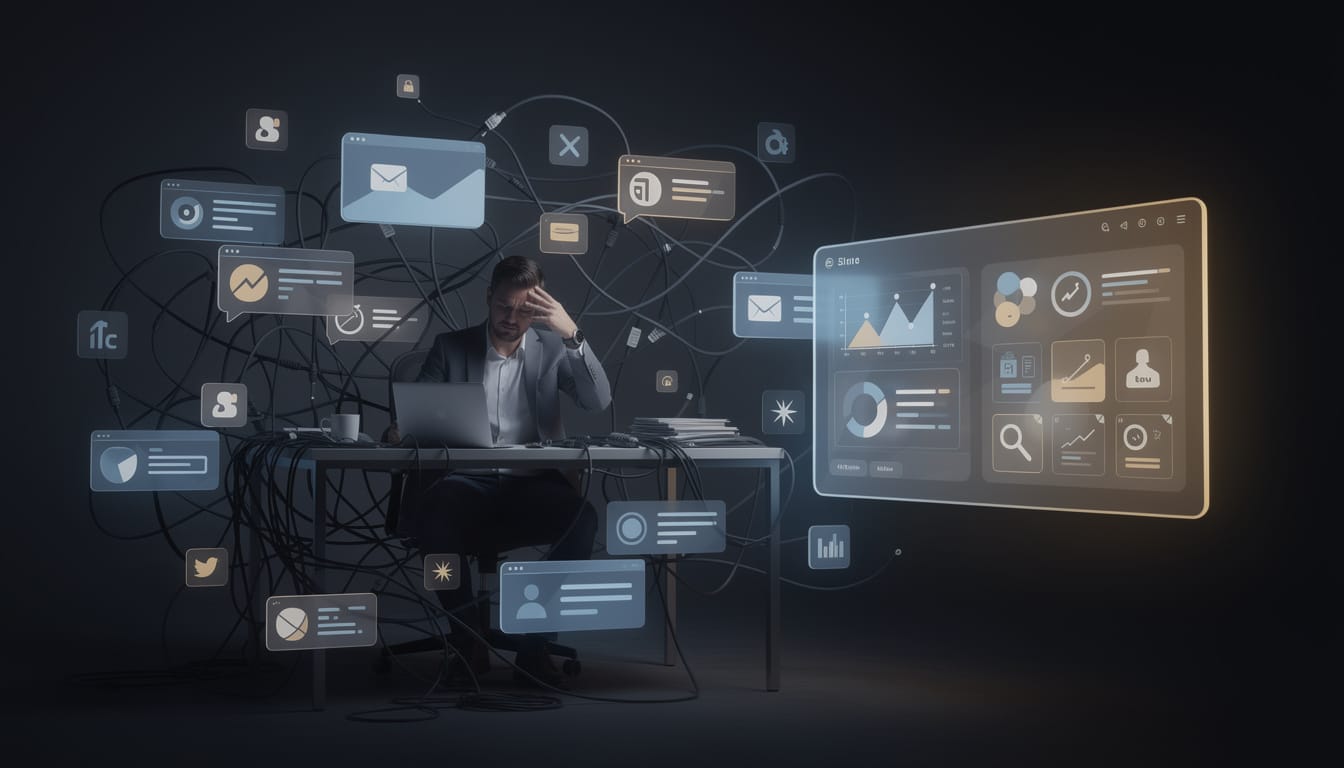 Tech Stack Paradox - Too many disconnected tools overwhelming business productivity
