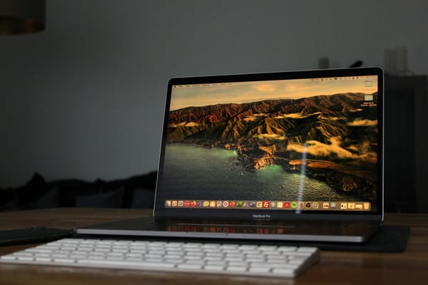 Apple MacBook Pro with magic keyboard
