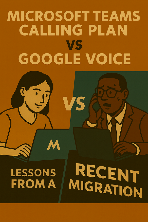 Microsoft Teams Calling Plans vs Google Voice: Lessons from a Recent Migration